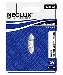Светодиод Neolux (SV8.5-8) LED 6700 K 31.0 mm NF3167-01В