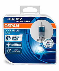 Osram H4 (P43t) Cool Blue Boost (+50%) (2 шт.) 62193CBB-HCB