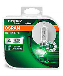 Osram H11 (PGJ19-2) Ultra Life (2 шт.) 64211ULT-HCB