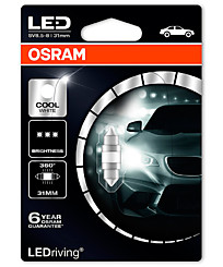 Osram (SV8.5-8), 31 мм LED Premium 6000К 6497CW-01B