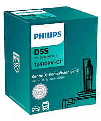 Ксеноновая лампа D5S Philips X-tremeVision gen2 12410XV+C1
