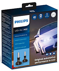 Philips Ultinon Pro9000 HL LED H3 (+200%) 5800K (2 шт.) 11336U90CWX2