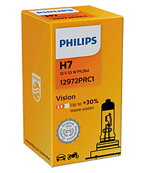 Галогенная лампа Philips H7 (PX26d) (+30% света) Vision (Premium) 12972PRC1