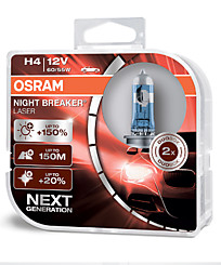 Osram H4 Night Breaker Laser Next Generation (+150%) (2 шт.) 64193NL-HCB