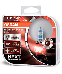 OSRAM H11 (PGJ19-2) Night Breaker Laser Next Generation (+150%) (2 шт.) 64211NL-HCB