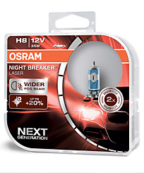 Osram H8 (PGJ19-1) Night Breaker Laser (2 шт.) 64212NL-HCB
