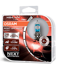 Osram HB4 (P22d) Night Breaker Laser Next Generation (+150%) (2 шт.) 9006NL-HCB