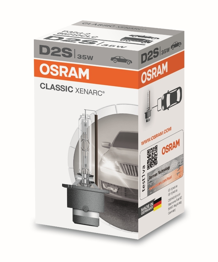 D2S 66240CLC Osram Classic Xenarc 