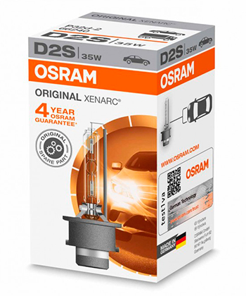Лампа ксеноновая OSRAM D2S XENARC ORIGINAL 66240