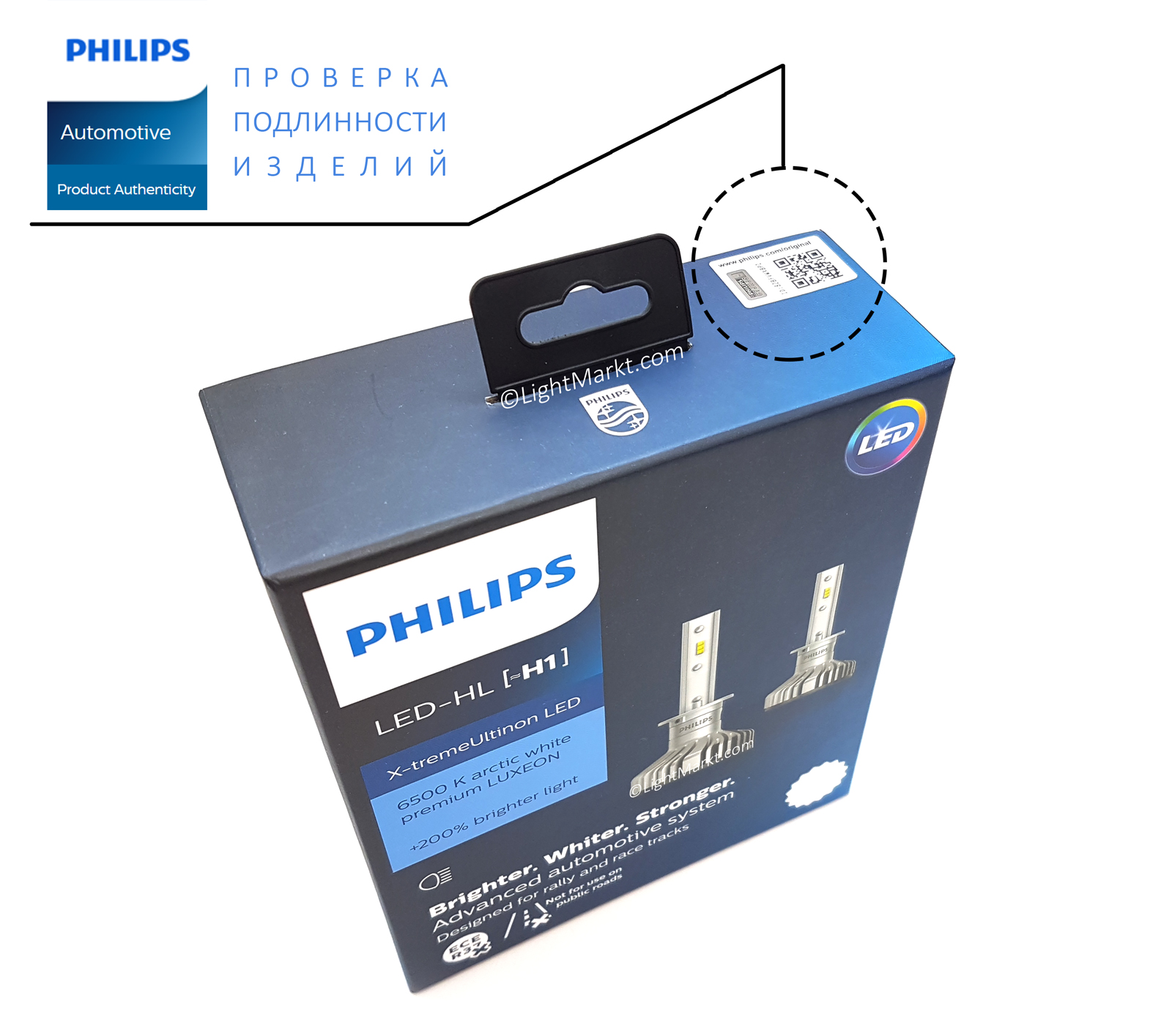 Philips X-tremeUltinon LED H1 6500K (2 шт.) 11258XUX2