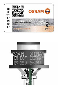 Лампа ксеноновая OSRAM D2S XENARC ORIGINAL 66240